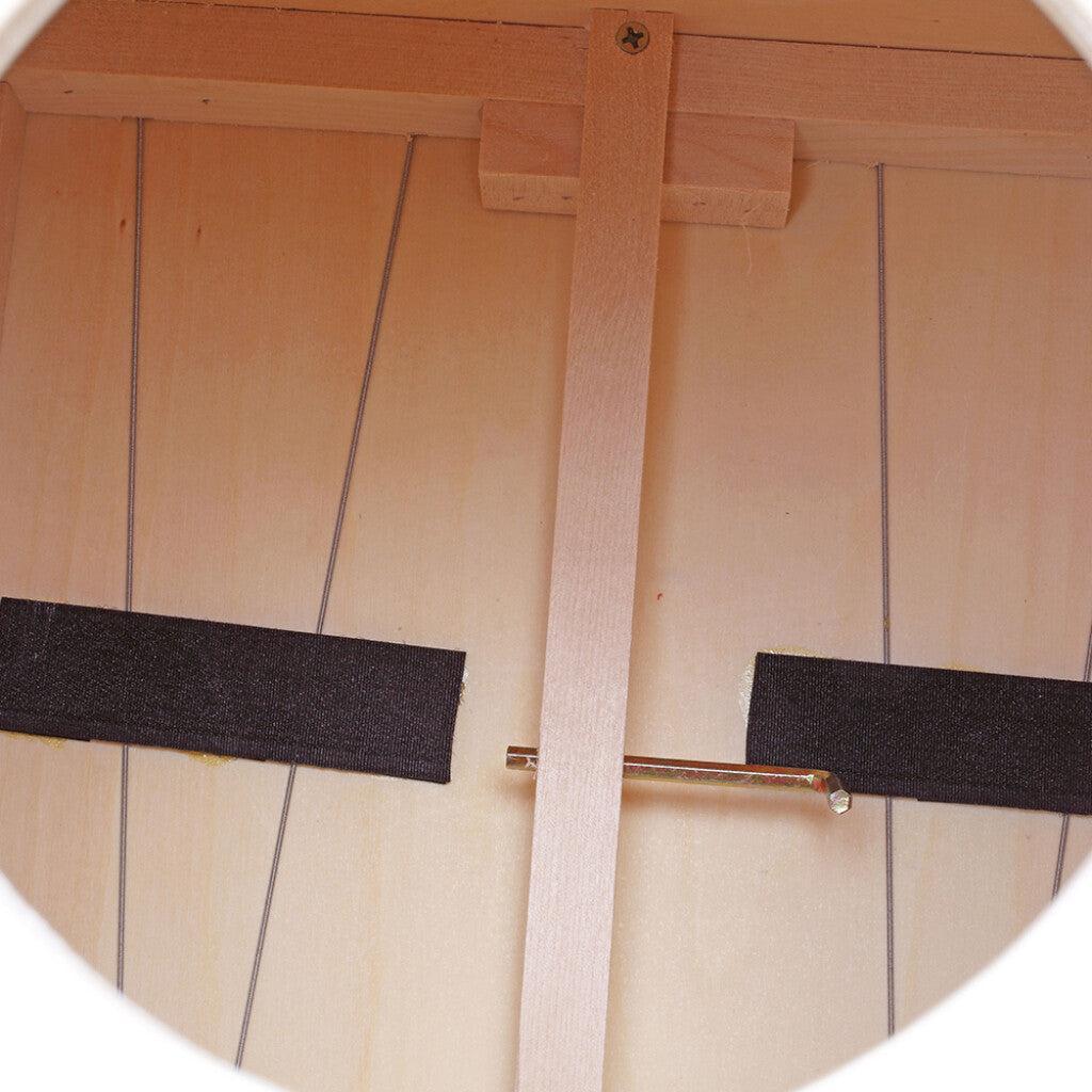 Stagg Basswood Kid'S Cajón With Easygo Backrest, Green Front Board