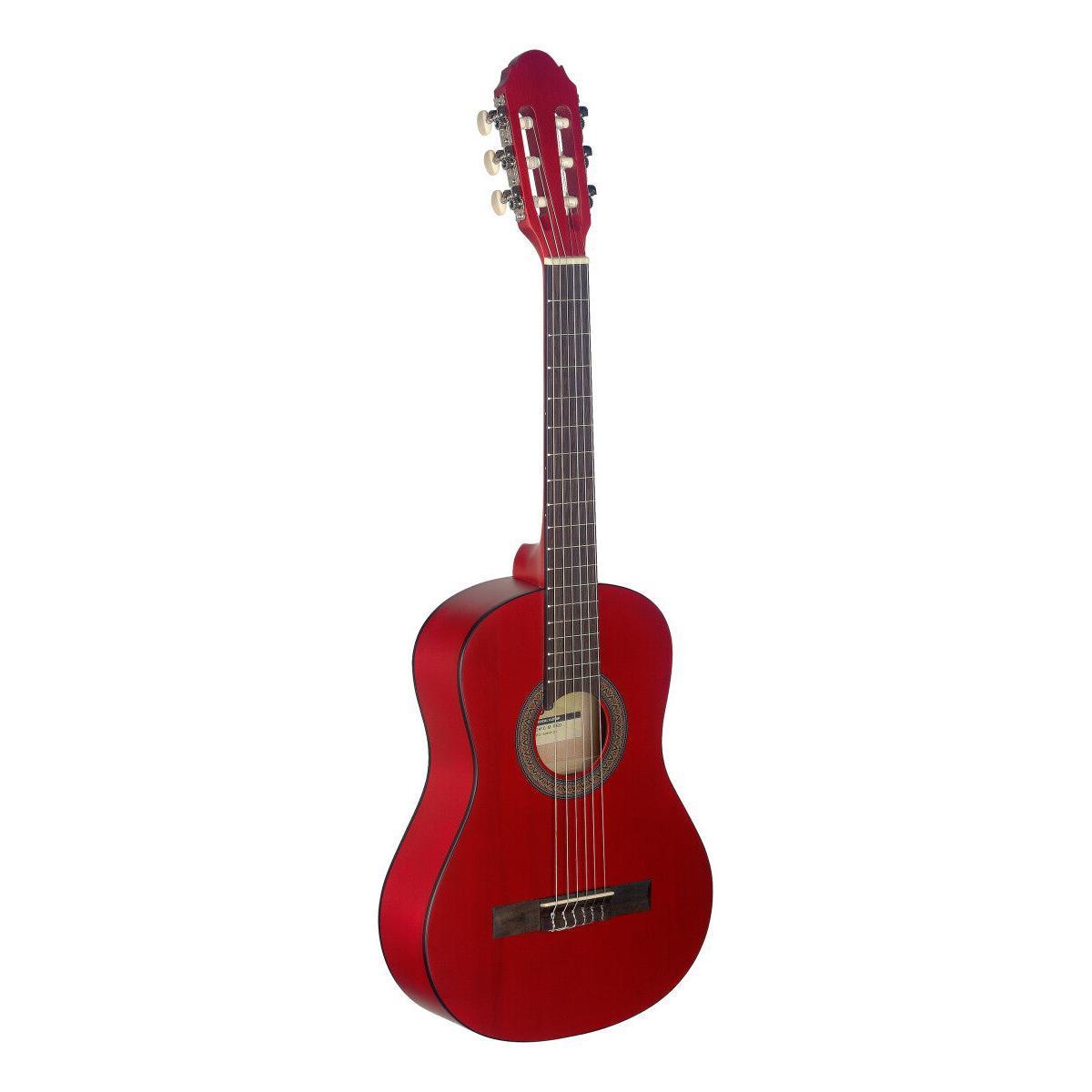 Stagg C410 M RED – Klassisk guitar 1/2 (rød, mat)