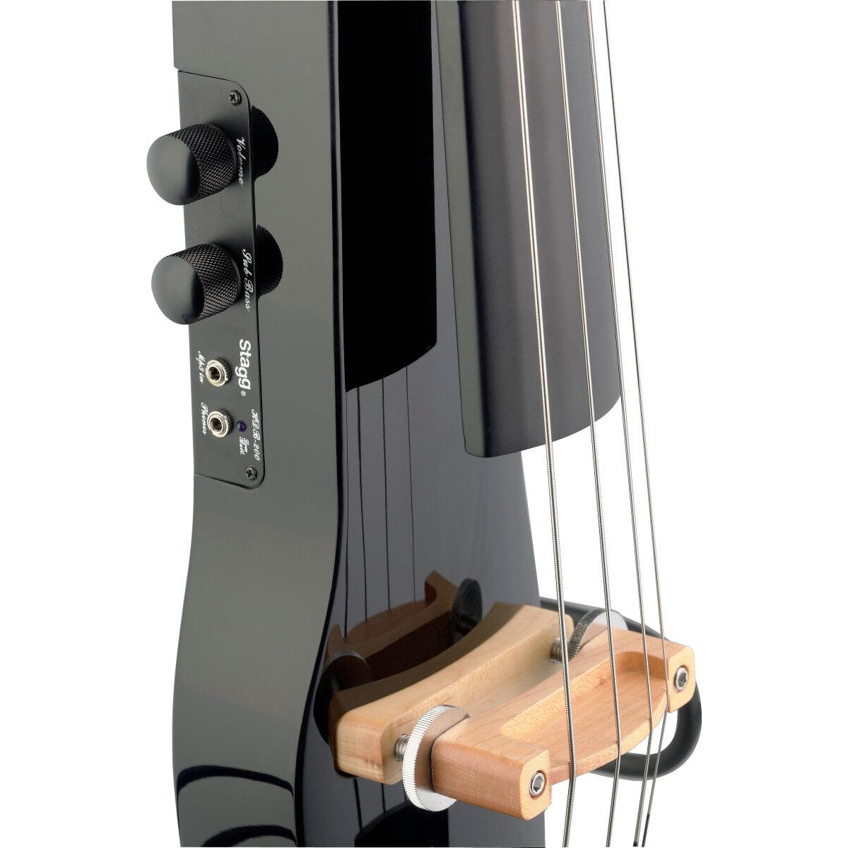 Stagg Cello ECL 4/4 BK – Elektrisk cello 4/4 inkl. taske og bue (sort)