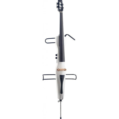Stagg ECL 4/4 WH – Elektrisk cello 4/4 (hvid) inkl. taske og bue