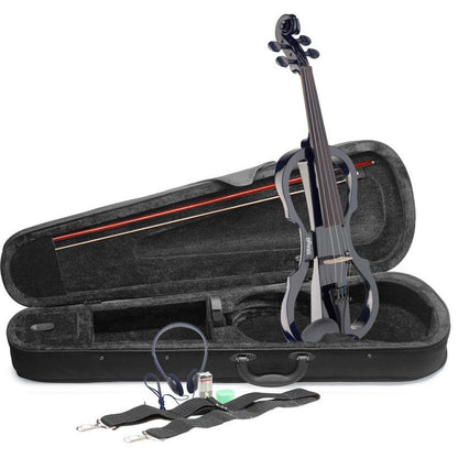 Stagg EVN X-4/4 BK – Elektrisk violin 4/4 sæt, sort