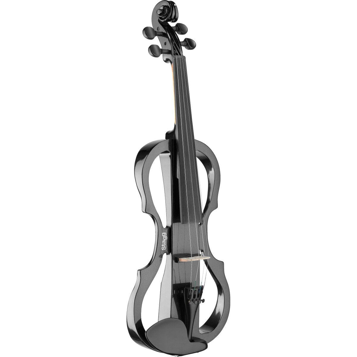 Stagg EVN X-4/4 MBK – elektrisk violin 4/4, metallic sort