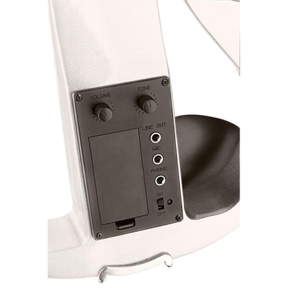 Stagg EVN X-4/4 WH – Elektrisk 4/4 violin med tilbehør, hvid