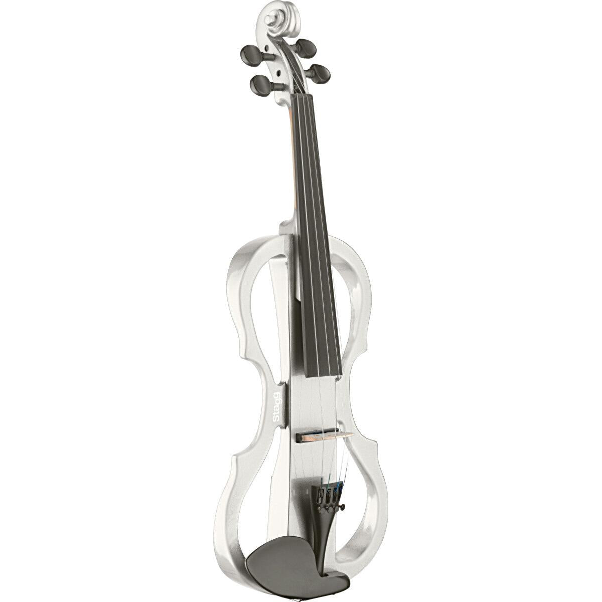 Stagg EVN X-4/4 WH – Elektrisk 4/4 violin med tilbehør, hvid