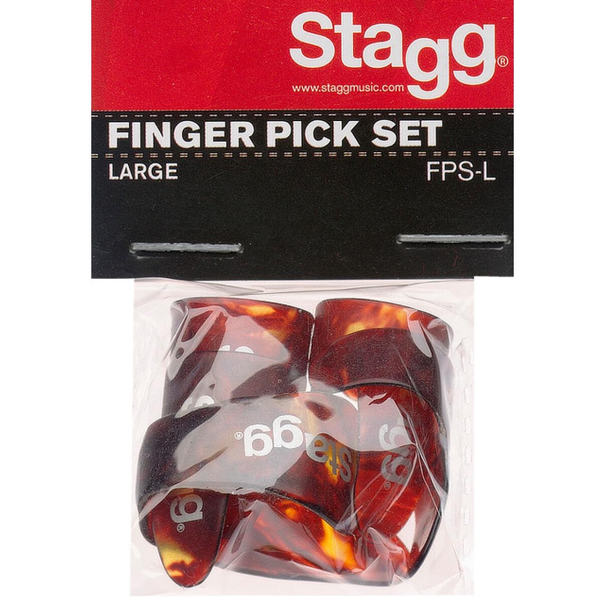 Stagg FPS-L – Tommel- og fingerplektre sæt (Large)