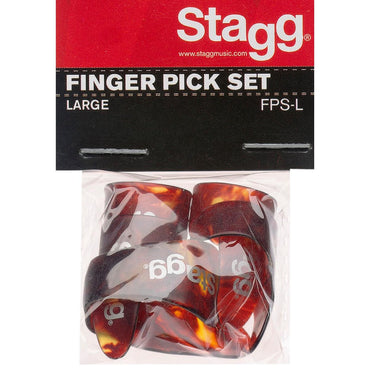 Stagg FPS-L – Tommel- og fingerplektre sæt (Large)