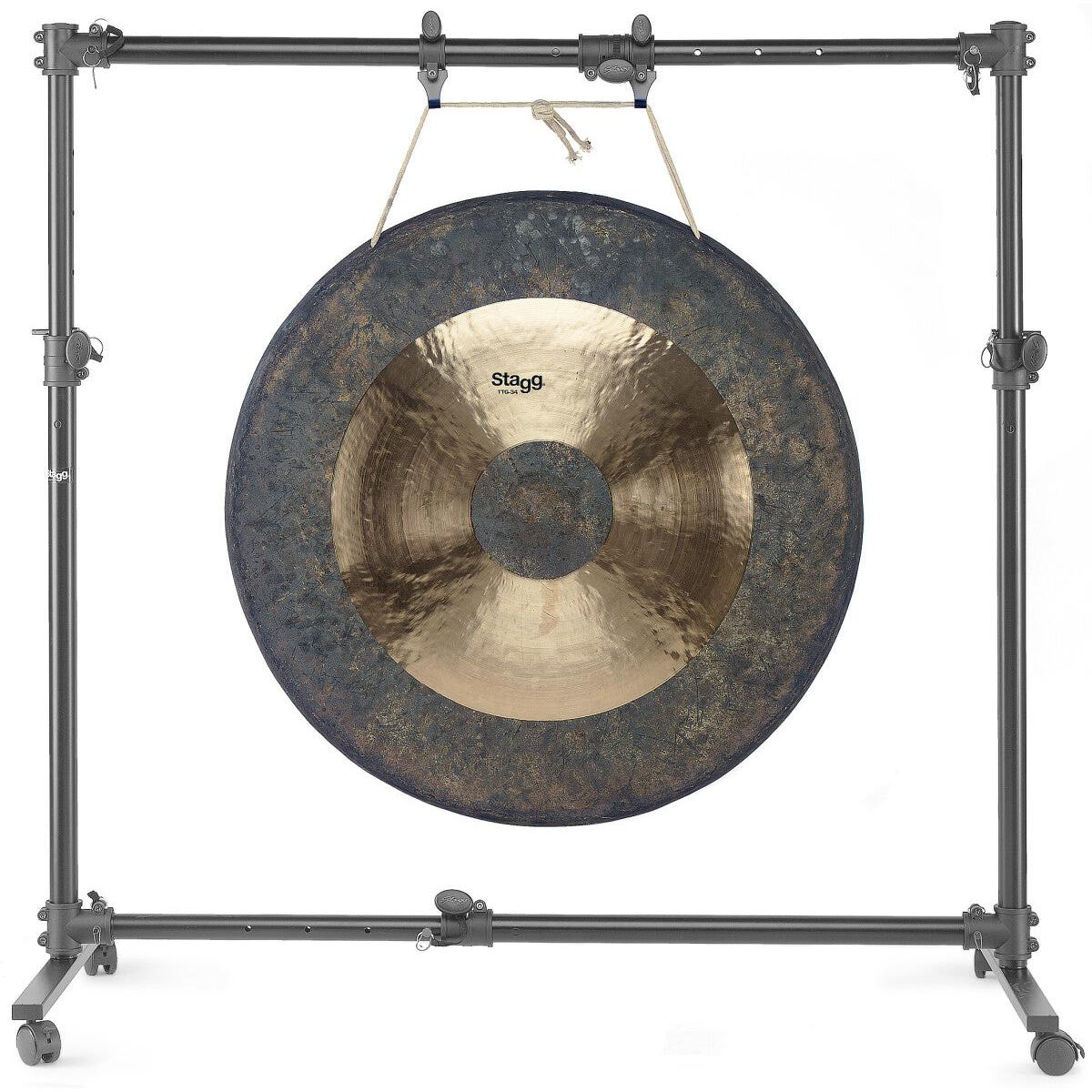 Stagg GOS-1538 – Justerbart gong-stativ med hjul