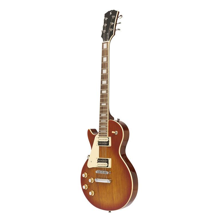 Stagg LP-type electric guitar, left-handed