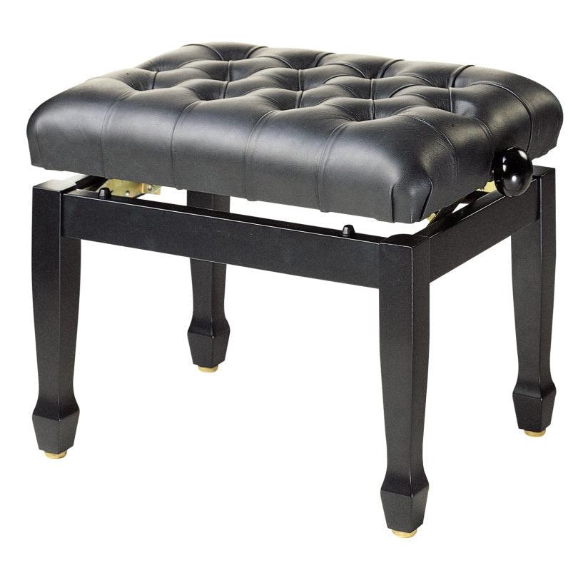 Stagg PB85 Piano bench High gloss black w/black vinyl seat