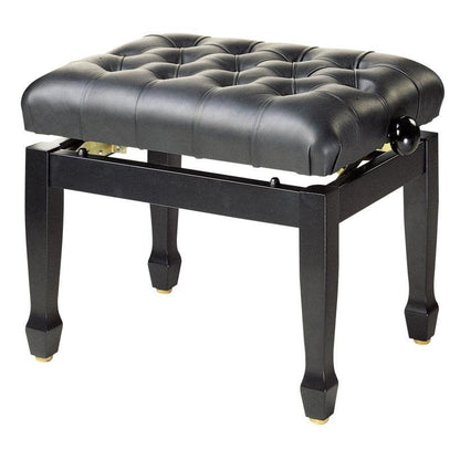 Stagg PB85 Piano bench High gloss black w/black vinyl seat