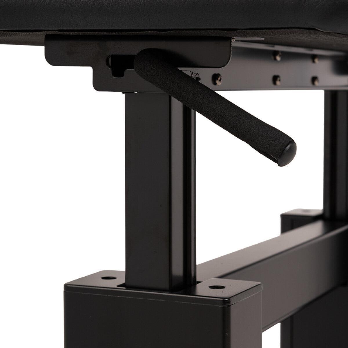 Stagg PBH 780 BKM SBK – Hydraulisk klaverbænk i mat sort med sort vinyl