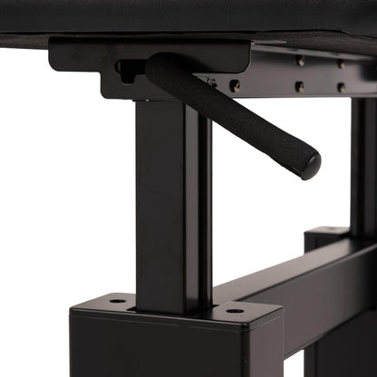 Stagg PBH 780 BKM SBK – Hydraulisk klaverbænk i mat sort med sort vinyl