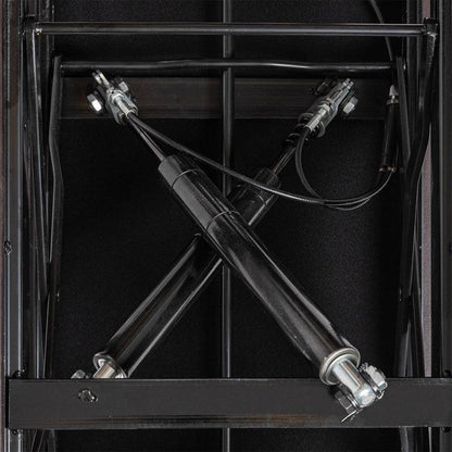 Stagg PBH 850 hydraulisk klaverbænk, højglans sort m/sort vinyl sæde