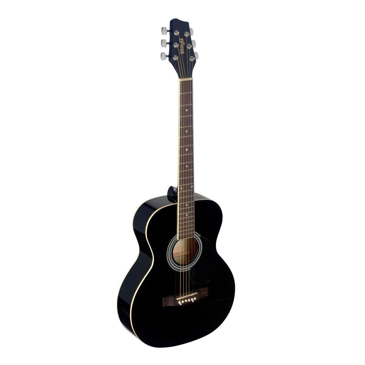 Stagg SA20A BLK – Akustisk western-guitar (auditorium, sort)