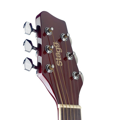 Stagg SA20A SNB – Akustisk western-guitar (auditorium, sunburst)