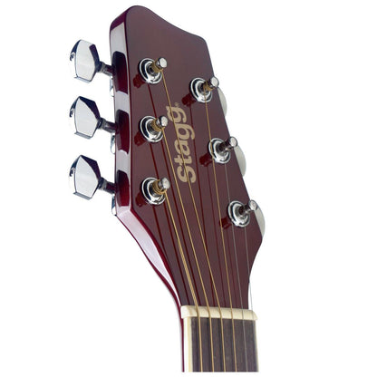 Stagg SA20ACE NAT – Elektro-akustisk western-guitar (auditorium, cutaway, natur)