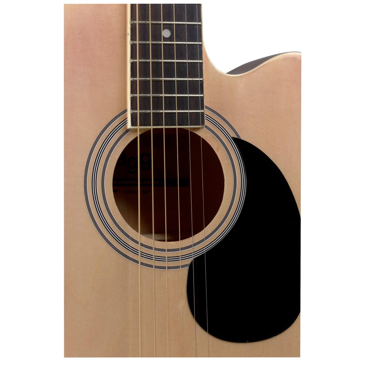 Stagg SA20ACE NAT – Elektro-akustisk western-guitar (auditorium, cutaway, natur)
