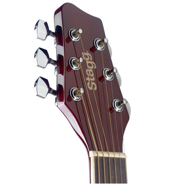 Stagg SA20ACE SNB – Elektro-akustisk western-guitar (auditorium, cutaway, sunburst)