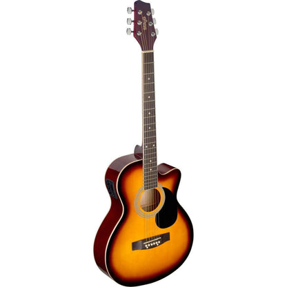 Stagg SA20ACE SNB – Elektro-akustisk western-guitar (auditorium, cutaway, sunburst)