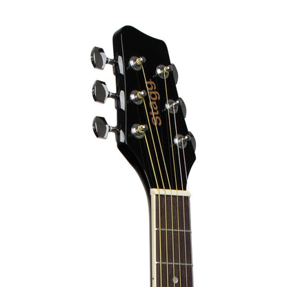 Stagg SA20D 3/4 BK – 3/4 western-guitar, sort