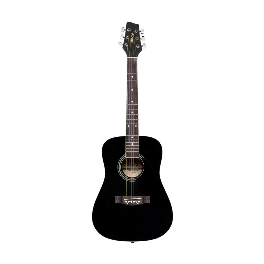 Stagg SA20D 3/4 BK – 3/4 western-guitar, sort