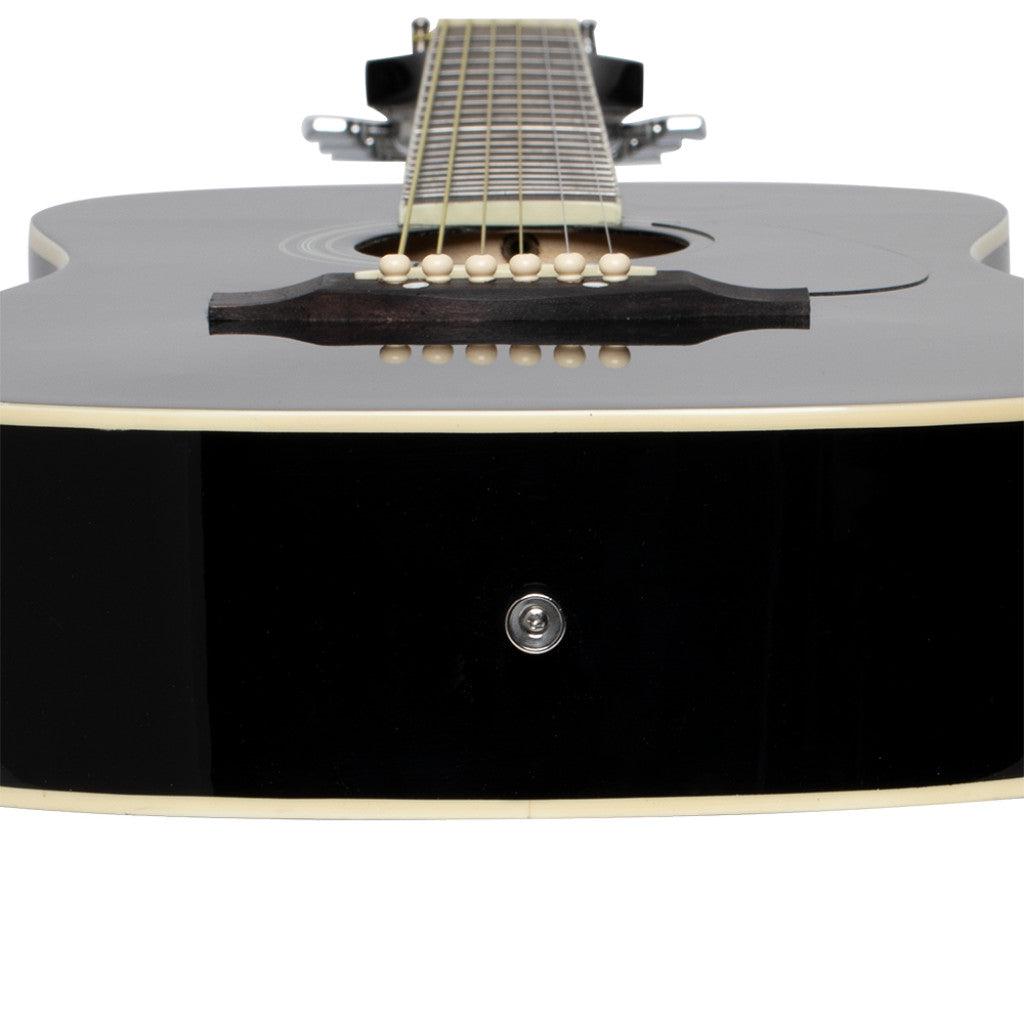 Stagg SA20D 3/4 BK – 3/4 western-guitar, sort