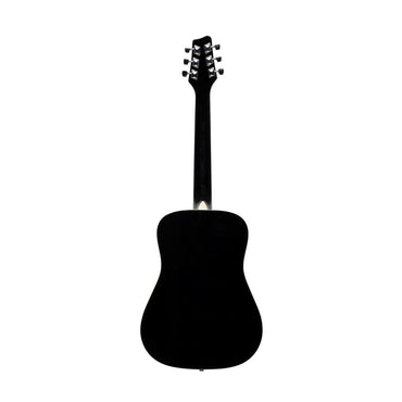 Stagg SA20D 3/4 LH-BK – Venstrehåndet western-guitar (3/4, sort)