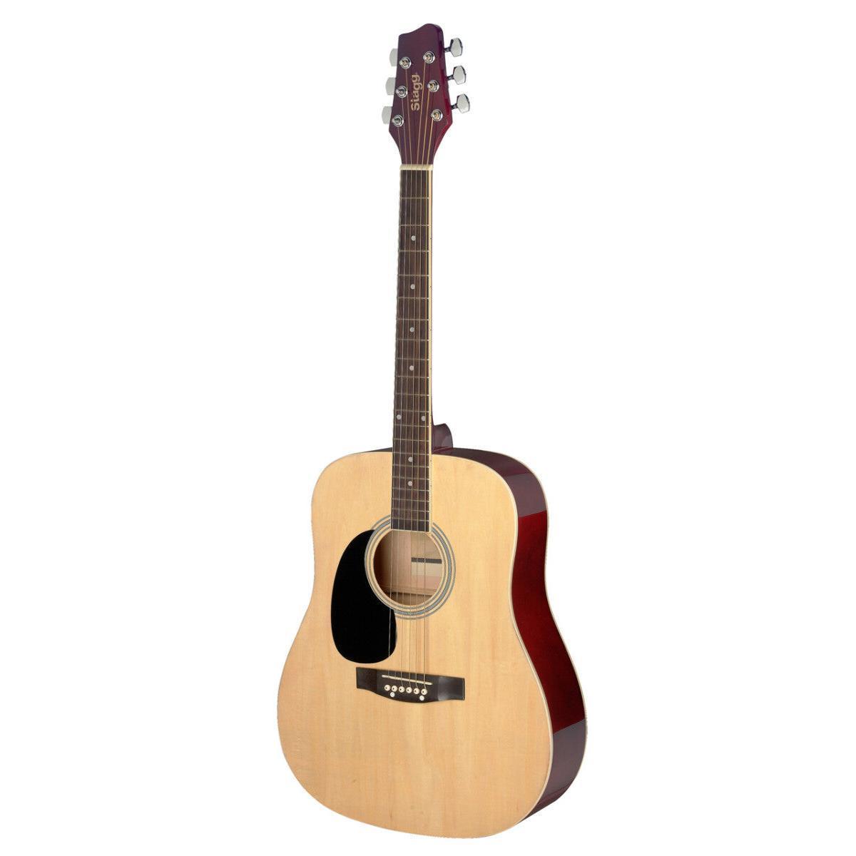 Stagg SA20D 3/4 LH-N – Venstrehåndet western-guitar (3/4, natur)