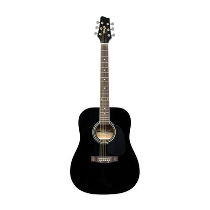 Stagg SA20D BLK – Akustisk western-guitar (dreadnought, sort)
