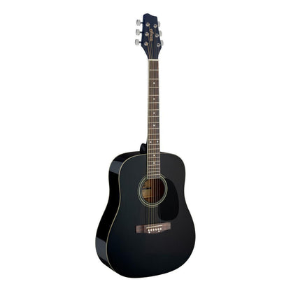 Stagg SA20D BLK – Akustisk western-guitar (dreadnought, sort)