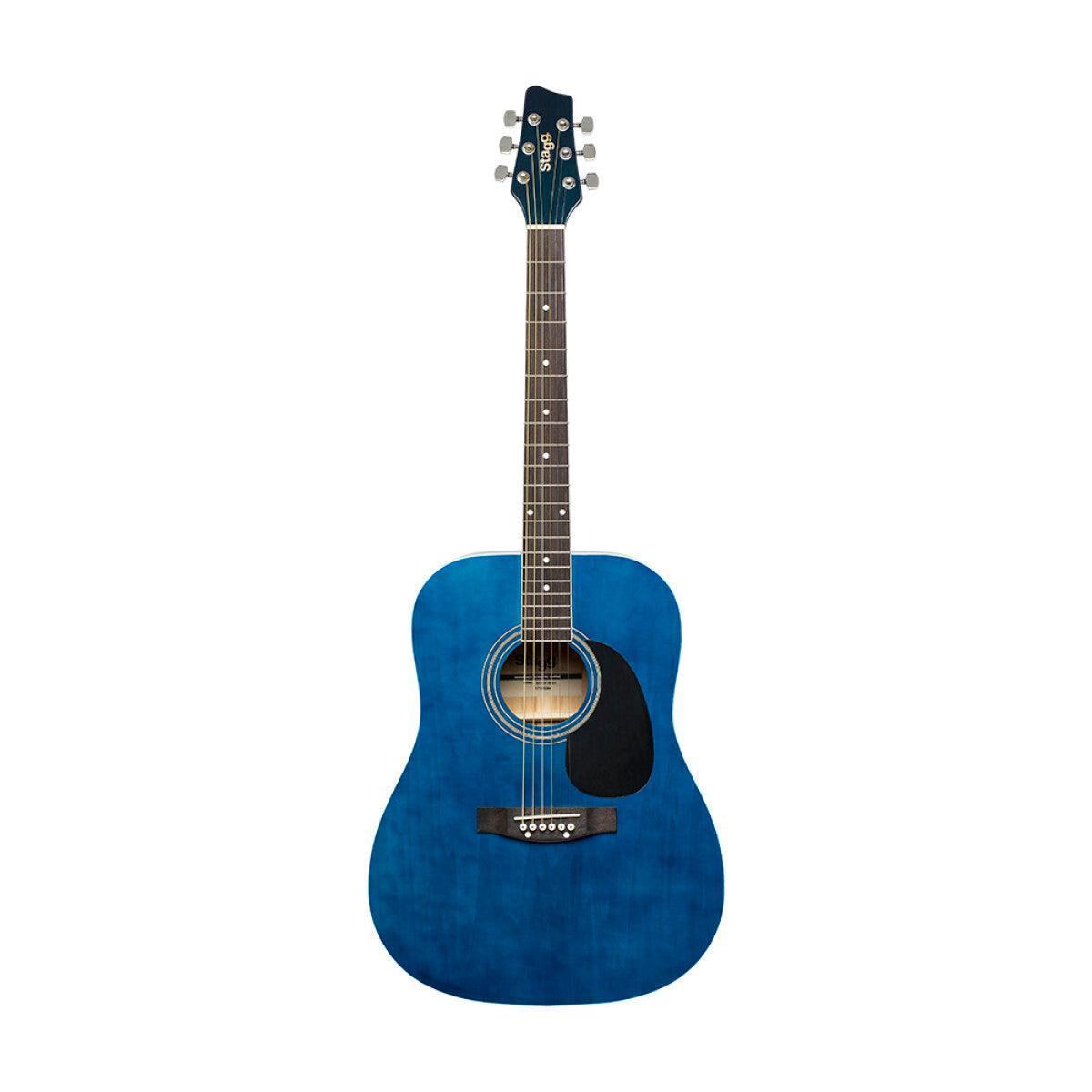 Stagg SA20D BLUE – Blå dreadnought western-guitar
