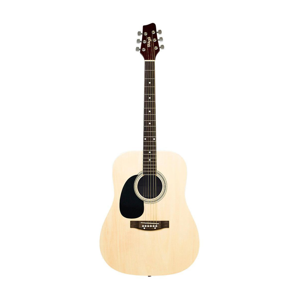 Stagg SA20D LH-N – Venstrehåndet western-guitar, dreadnought, natur
