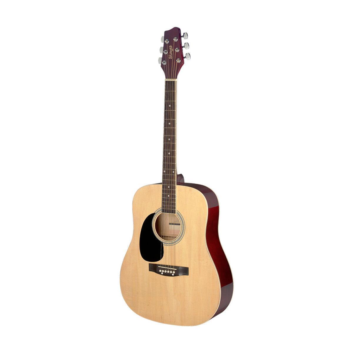 Stagg SA20D LH-N – Venstrehåndet western-guitar, dreadnought, natur