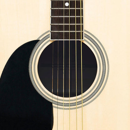 Stagg SA20D LH-N – Venstrehåndet western-guitar, dreadnought, natur