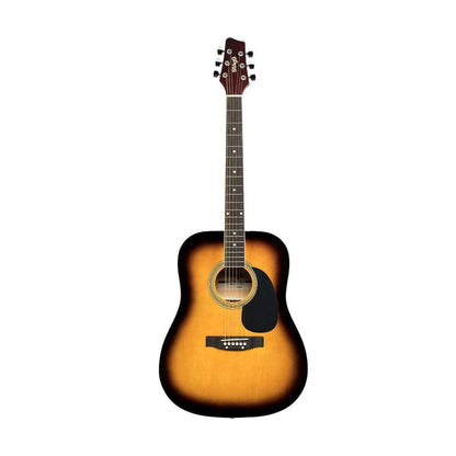 Stagg SA20D SNB – Akustisk western-guitar (dreadnought, sunburst)