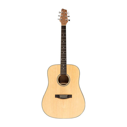 Stagg SA25 D SPRUCE Dreadnought western guitar med grandæk - natur
