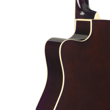 Stagg SA35 DSCE-N – Elektro-akustisk western-guitar (slope shoulder, cutaway, natur)
