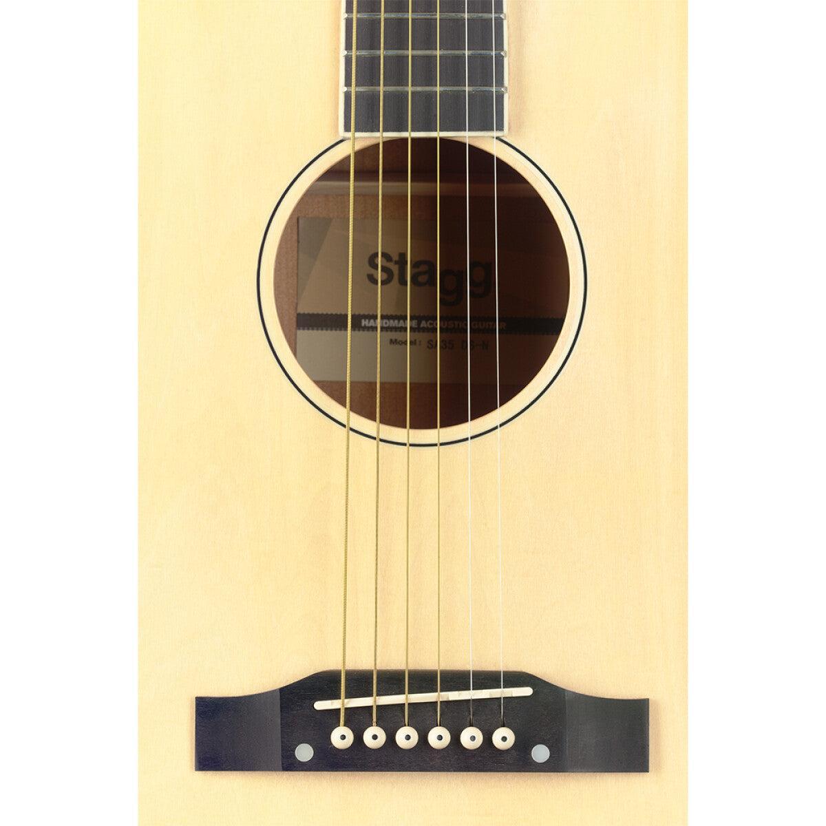 Stagg SA35 DSCE-N – Elektro-akustisk western-guitar (slope shoulder, cutaway, natur)