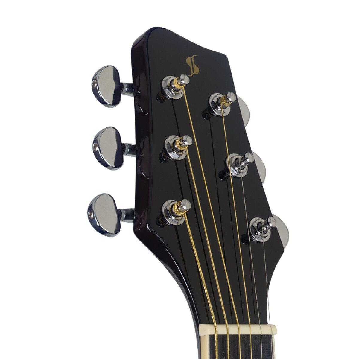 Stagg SA35 DSCE-N – Elektro-akustisk western-guitar (slope shoulder, cutaway, natur)