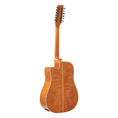 Stagg SA45 DCE-FM/12 – 12-strenget elektro-akustisk western-guitar (dreadnought, cutaway)