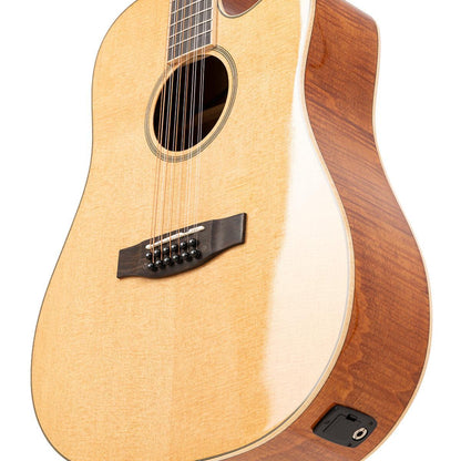Stagg SA45 DCE-FM/12 – 12-strenget elektro-akustisk western-guitar (dreadnought, cutaway)