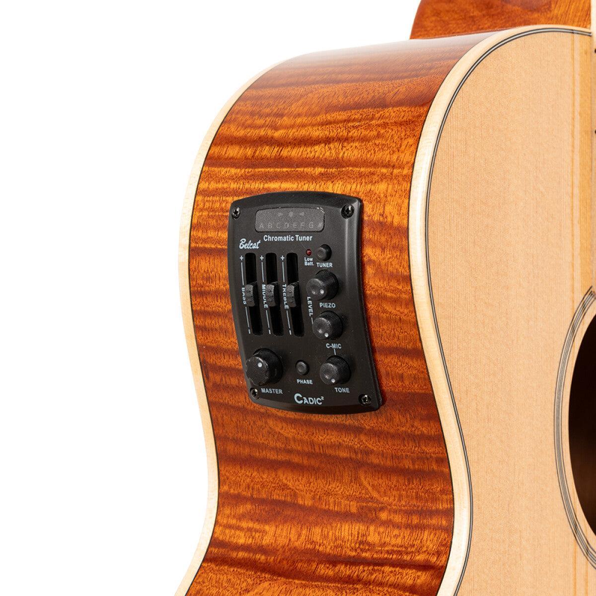 Stagg SA45 OCE-FM – Akustisk/elektrisk auditorium guitar med flamed maple