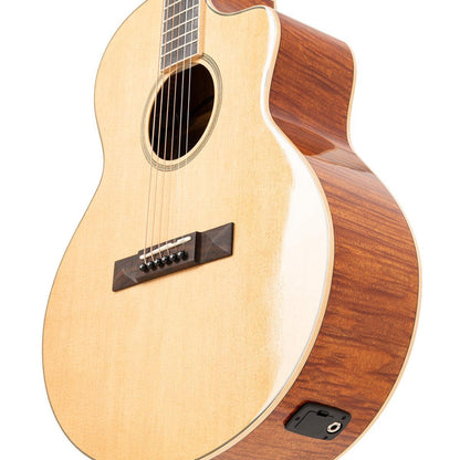 Stagg SA45 OCE-FM – Akustisk/elektrisk auditorium guitar med flamed maple