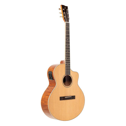 Stagg SA45 OCE-FM – Akustisk/elektrisk auditorium guitar med flamed maple