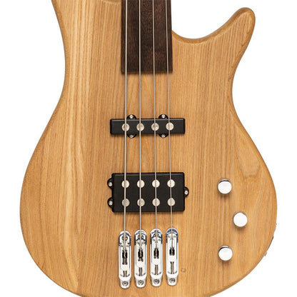 Stagg SBF-40 NAT FL - "Fusion" Bass Guitar, Båndløs