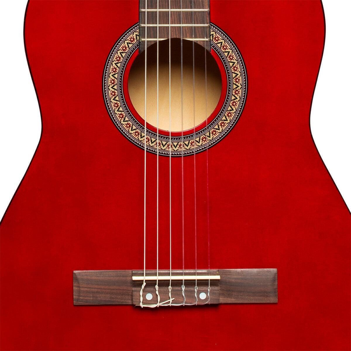 Stagg SCL50 3/4 RED – 3/4 klassisk guitar, rød