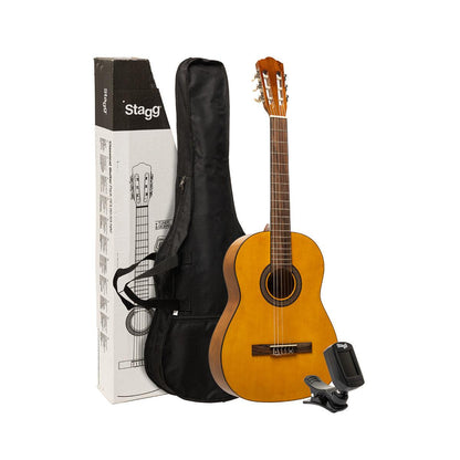 Stagg SCL50 3/4N PACK – Klassisk guitarpakke 3/4 (natur)
