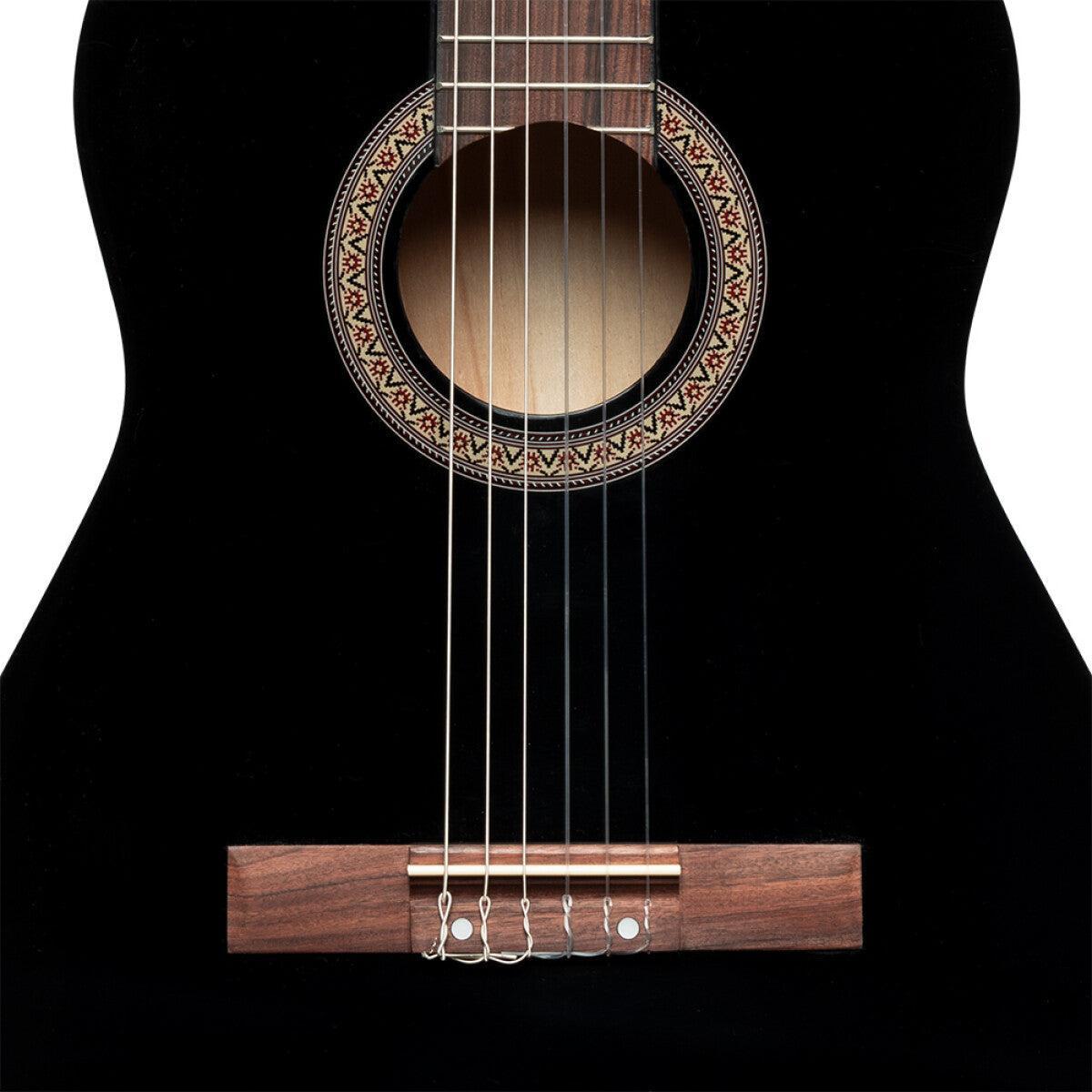 Stagg SCL50-BLK – 4/4 klassisk guitar i sort højglans