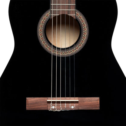 Stagg SCL50-BLK – 4/4 klassisk guitar i sort højglans