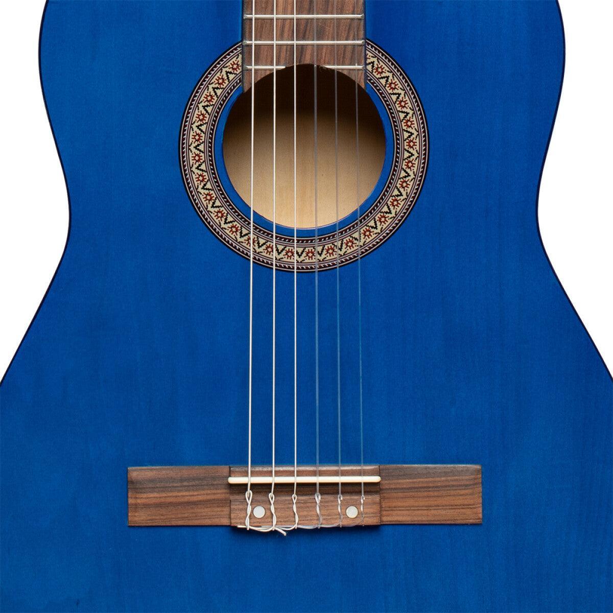 Stagg SCL50-BLUE – Klassisk guitar (4/4, blå)